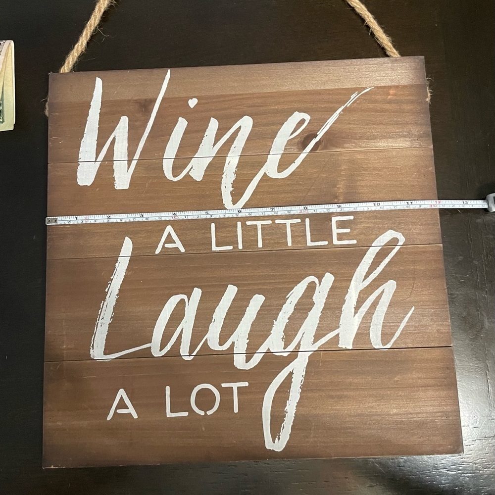 Charming Rustic Wine Wall Hanging - Picture 3 of 6